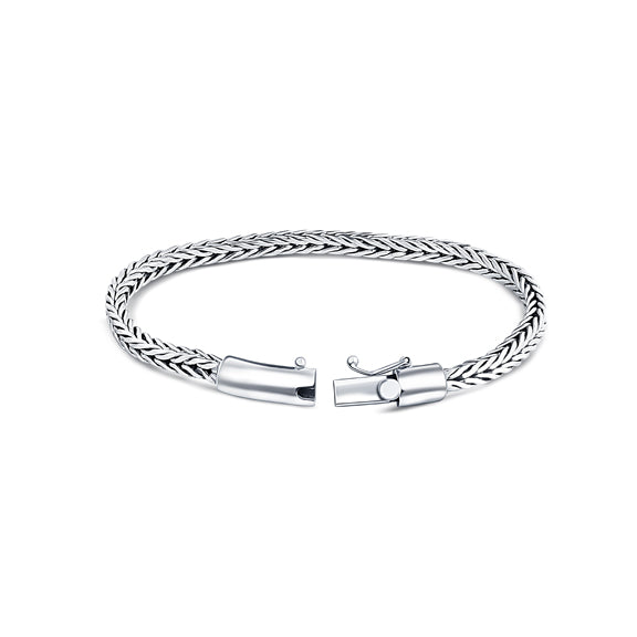 Compassionate Sterling Silver Bracelet for Men - Image 5