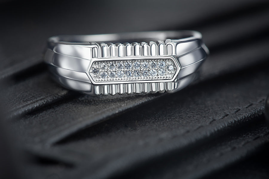 Zeus 925 Sterling Silver Ring for Men with Zirconia - Image 2