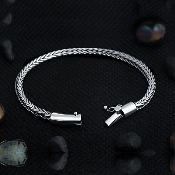Compassionate Sterling Silver Bracelet for Men - Image 2