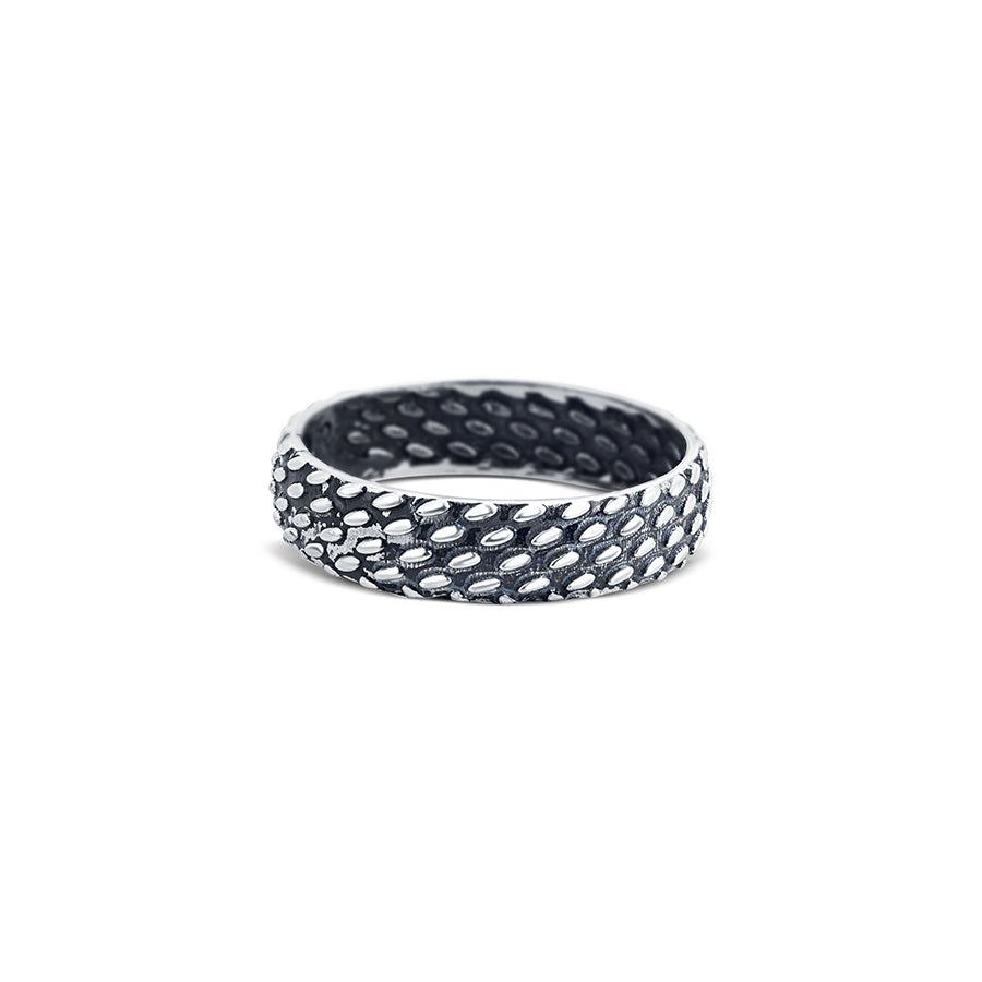 Pebble Path Sterling Silver Band for Men - Image 5