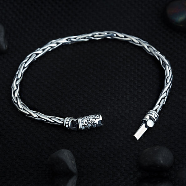 Alluring Men Bracelet in Sterling Silver - Image 2