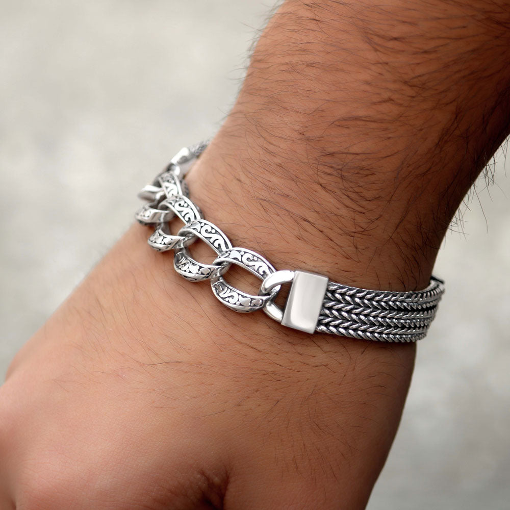 Regalia 925 sterling silver Bracelet for men - Image 7