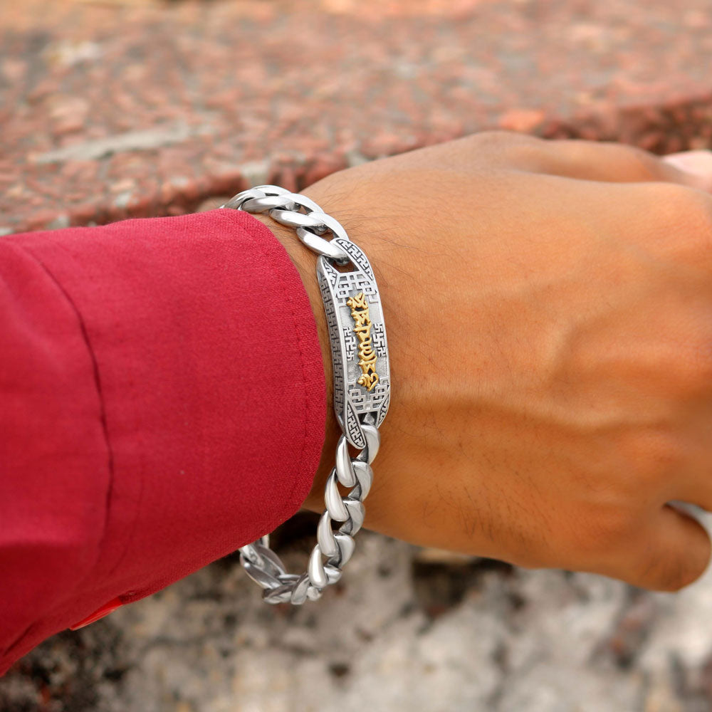 Mantram 925 sterling silver Bracelet for men