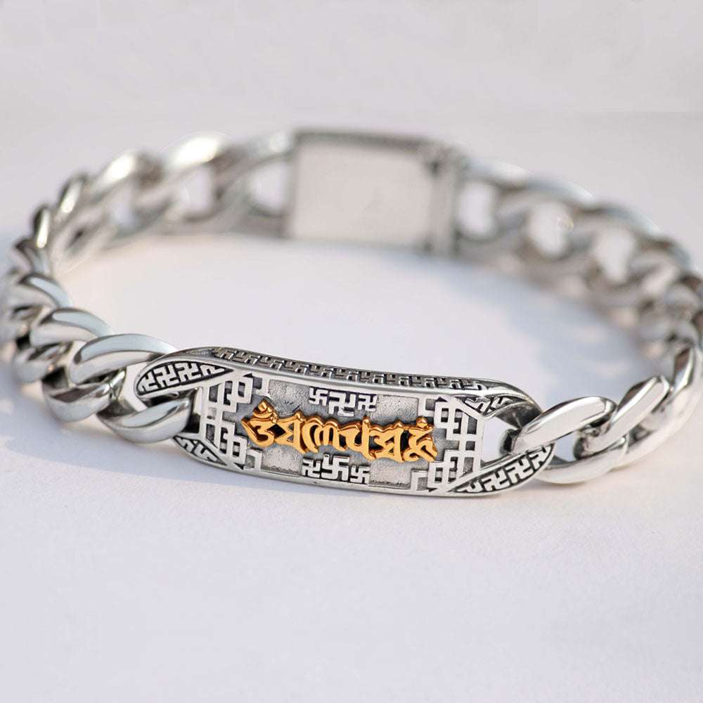 Mantram 925 sterling silver Bracelet for men - Image 6