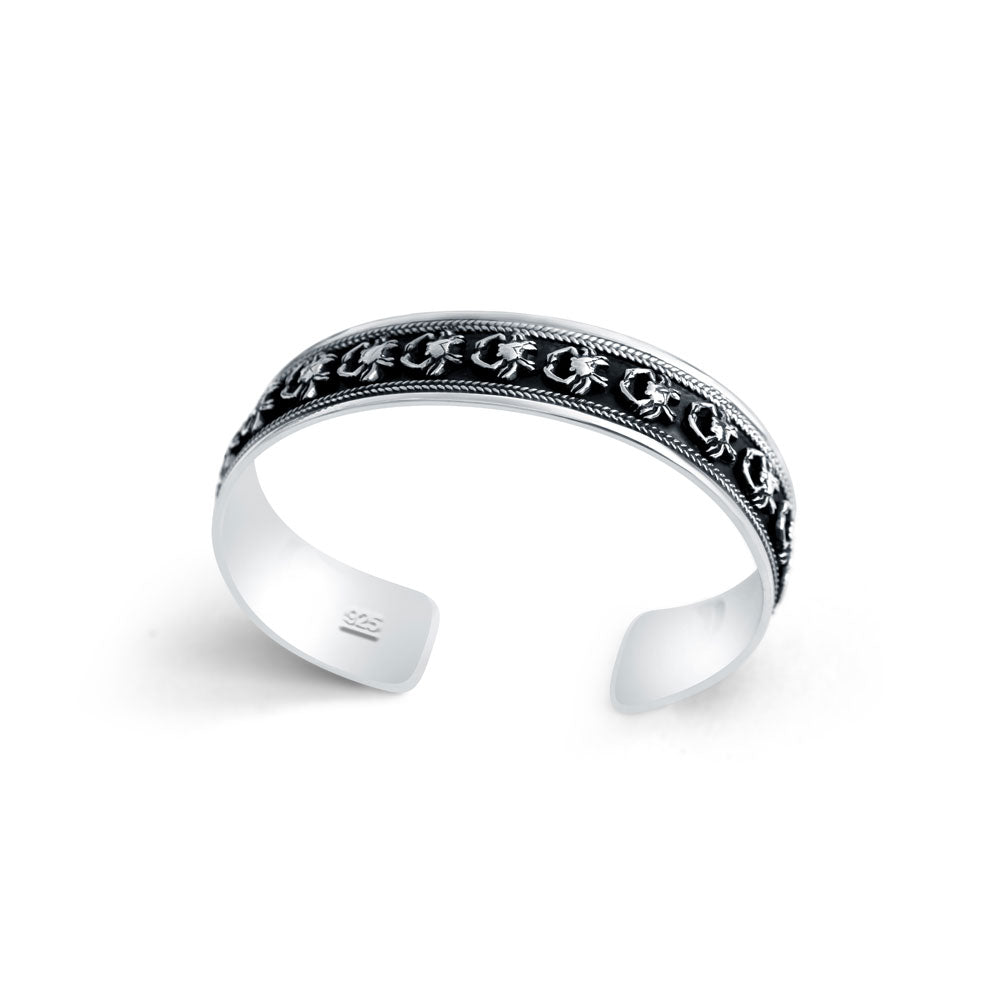 Karka 925 Sterling Silver Cuff Kada for men - Image 3