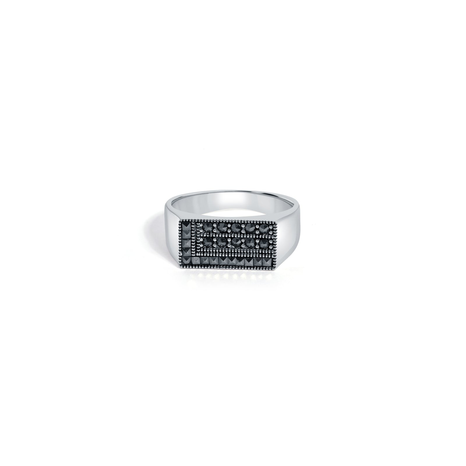 Dark Luxe 925 Sterling Silver Ring for Men - Image 2