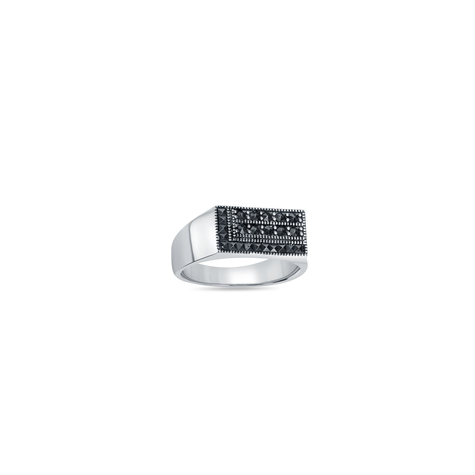 Dark Luxe 925 Sterling Silver Ring for Men - Image 3